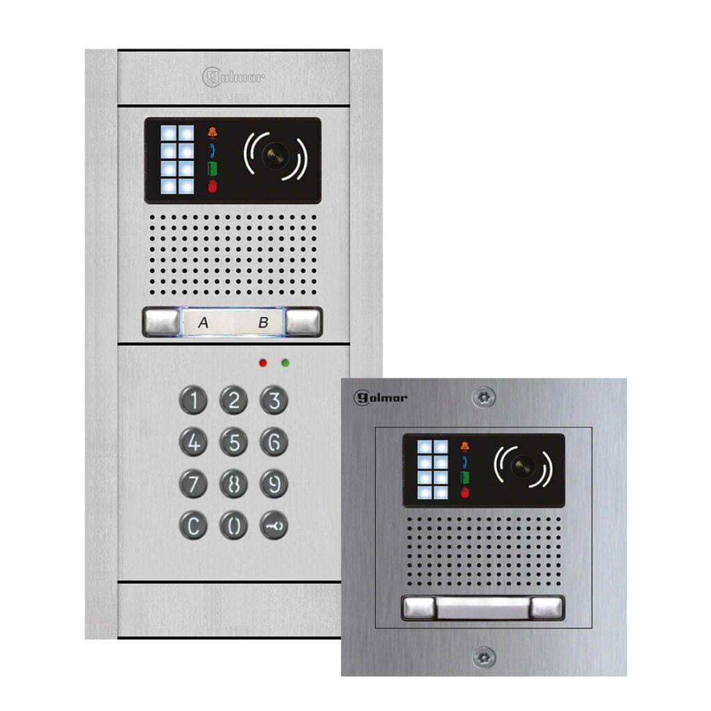 Nexa Inox/Aluminium 2 Push Buttons Front Panel | Evolution Electronics ...