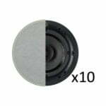 Qi65CB 6.5” Professional In-Ceiling Background Speaker (10-Pack)