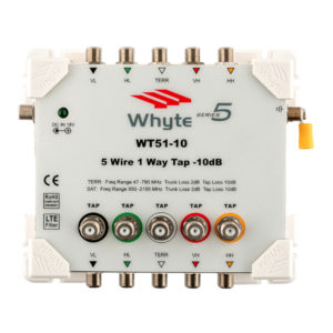 WHYTE Series 5 1 Way 10dB Tap Loss (WT51-10)