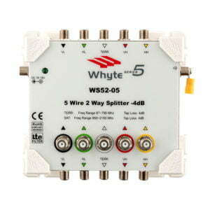 WHYTE Series 5 2 Way Splitter 5dB Loss (WS52-05)
