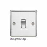 20A 1G DP Switch - Rounded Edge Polished Chrome
