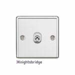 10AX 1G Intermediate Toggle Switch - Rounded Edge Polished Chrome