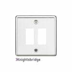 2G Grid Faceplate - Rounded Edge Polished Chrome