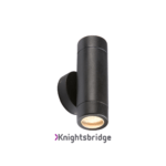 IP65 35W GU10 Aluminium Black Powder-coated Up/Down Wall Light