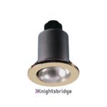 IP20 230V 60W max. R63 Brass Mains Downlight