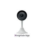 Plug and play SmartKnight indoor fixed 2MP camera with local and cloud storage