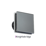 100mm/4 inch LED Backlit Extractor Fan with Overrun Timer - Grey