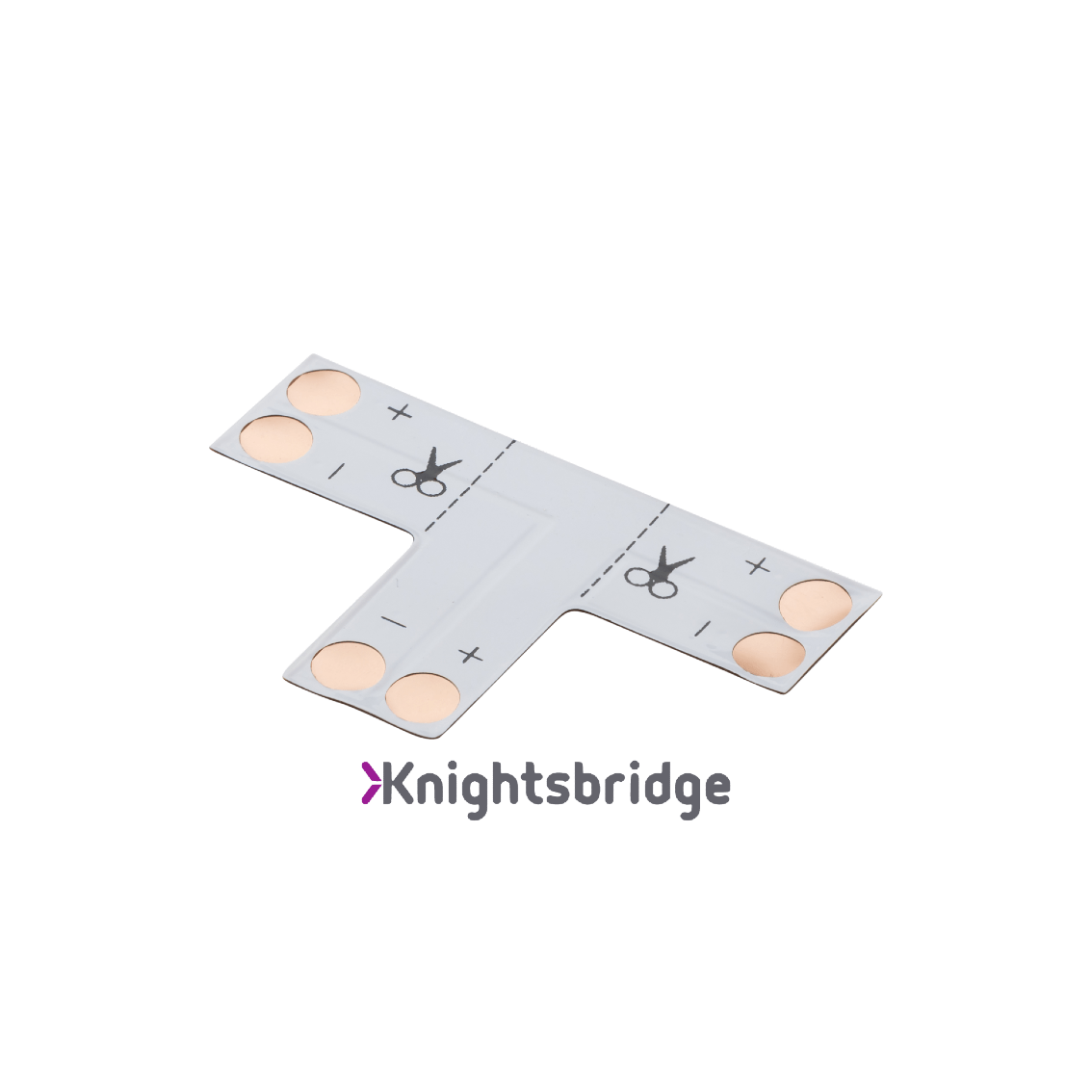 12V / 24V LED flex 3way Tconnector Single Colour Evolution