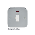 Metal Clad 13A Fused Spur Unit with Neon