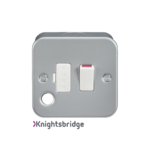 Metal Clad 13A Switched Fused Spur Unit with Flex Outlet