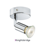230V GU10 Single Spotlight - Chrome
