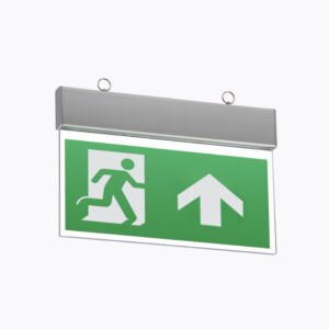 230V IP20 Ceiling Mounted LED Emergency Exit Sign (maintained/non-maintained)