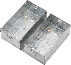 47mm Galvanised Steel Box for Small Combination Multimedia Plate