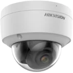 Hikvision AcuSense 4MP fixed lens ColorVu dome camera with built in mic