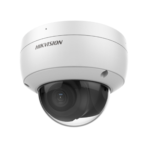 Hikvision AcuSense 8MP fixed lens vandal dome camera with built-in mic