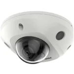 Hikvision AcuSense 4MP mini dome camera with IR & built in microphone