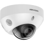 Hikvision AcuSense 8MP fixed lens mini dome camera with IR & built in mic
