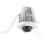 Hikvision AcuSense 4MP in-ceiling mini dome camera with built in microphone