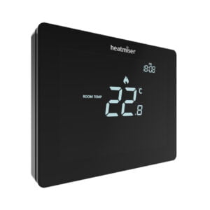 Heatmiser Touch Thermostat v2 - Carbon Black
