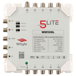 Whyte 5 Lite 5 wire 8-way Multiswitch inc PSU