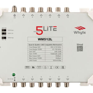 Whyte 5 Lite 5 wire 12-way Multiswitch inc PSU
