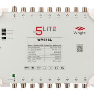 Whyte 5 Lite WM516L 5 Wire 16-Way Multiswitch inc PSU