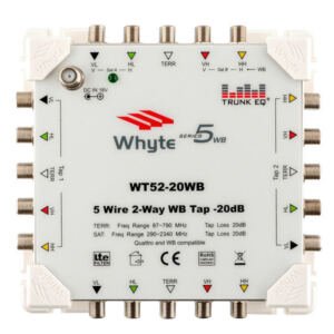Whyte Series 5WB 5 wire 2-Way 20dB WB/Q Tap - Push Fit