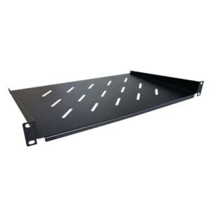 1U Rack Shelf 300mm, 2 Mounting Ears (450 rack) (F-300 SHF)