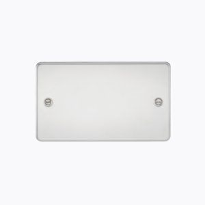 Flat Plate 2G blanking plate - polished chrome