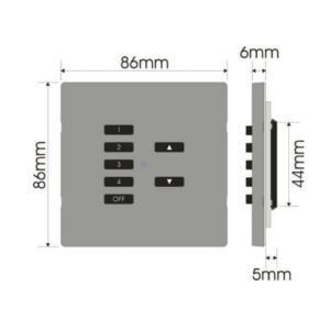 RLM-xxx-xx Cover plate kit for RCM and RNC wireless control modules
