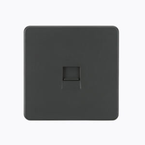 Screwless Telephone Extension Socket - Anthracite