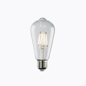 230V 4W LED ES Clear ST64 Filament Lamp 2700K Dimmable