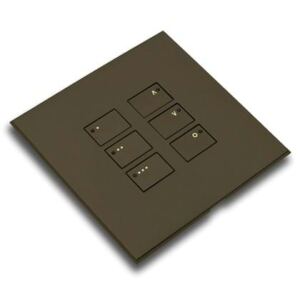 WP-EOS-xx-BM Matt Bronze cover plate kit for EOS wired control modules