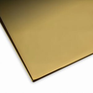 Polished Brass cover plate kit for Modular control panel modules
