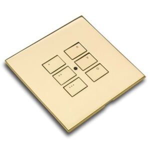 RP-EOS-xx-PB Polished Brass cover plate kit for EOS wireless control modules