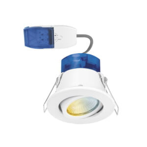 Adjustable 4-6W Colour & Wattage Switchable Fire Rated Downlight with FastRFix