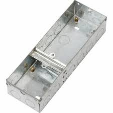 3G 47mm Single Plus Double Galvanised Steel Box