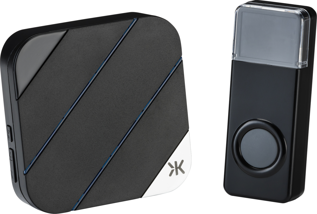Knightsbridge DC012 Wireless Plug-In Door Chime - Black