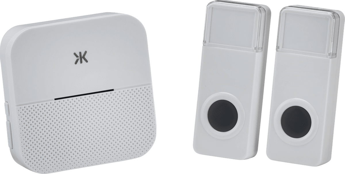 Knightsbridge DC014 Wireless Plug-In Dual Entrance Door Chime