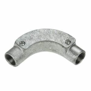 Galvanised Steel Inspection Bend For 25mm Steel Conduit