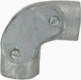 Galvanised Steel Inspection Elbow For 25mm Steel Conduit