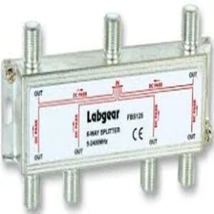 FBS126 Labgear 6 Way Compact Splitter