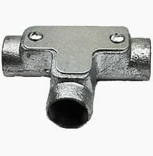 Galvanised Steel Inspection Tee For 20mm Steel Conduit