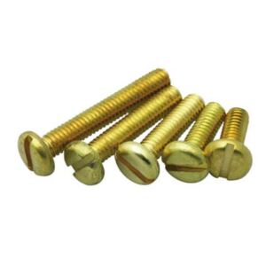 M4/ 4x10mm Pan Head Brass Screw (pack of 100)