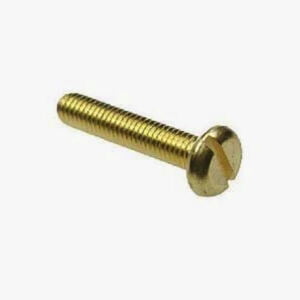 M4/ 4x25mm Pan Head Brass Screw (qty1)