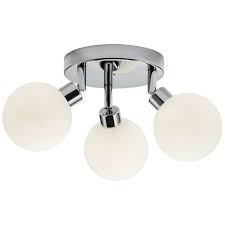 Triple G9 Bathroom Ceiling Light Chrome BA01P3C