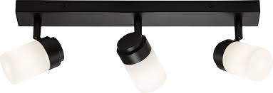 Triple Bar Spotlight BA02B3C Matt Black