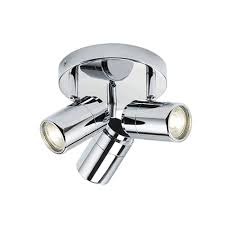 Bathroom GU10 Triple Spotlight BA03P3C