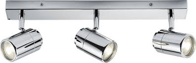 GU10 Bathroom Triple Bar Spotlight Chrome BA03B3C