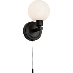 Single G9 Bathroom Wall Light BA01S1MB Matt Black